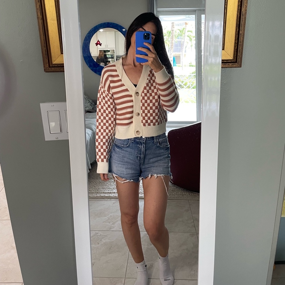 More To Come Sima Button Up Sweater NWOT